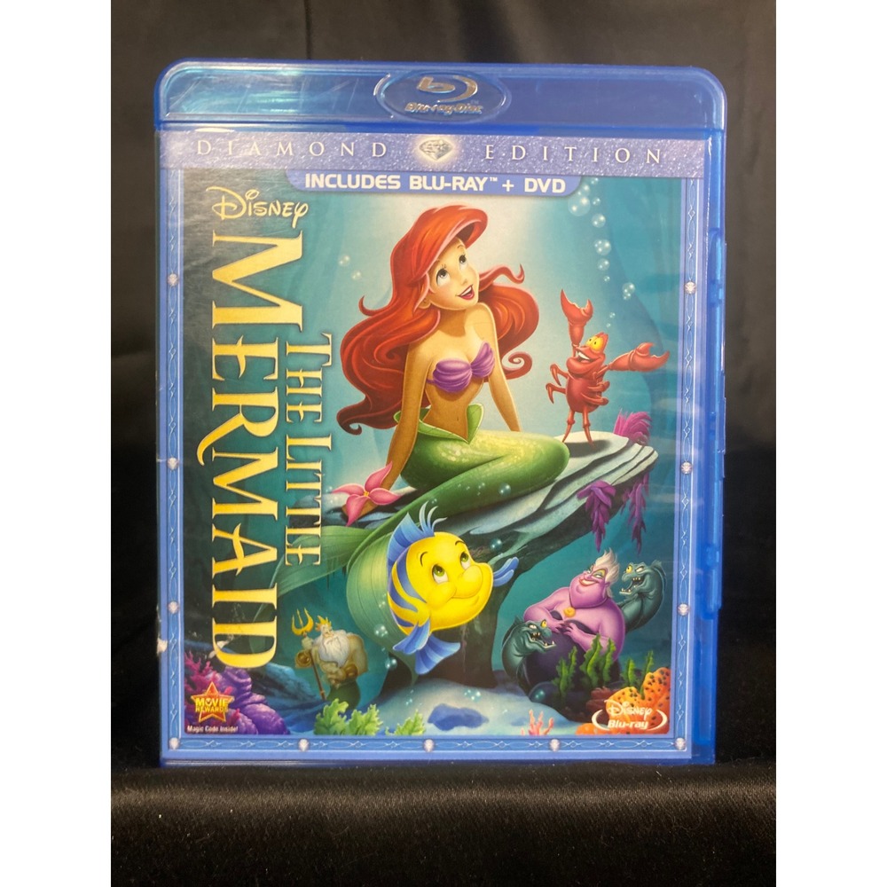 The Little‎ Mermaid Diamond Edition Blu-Ray + DVD Disney Movie